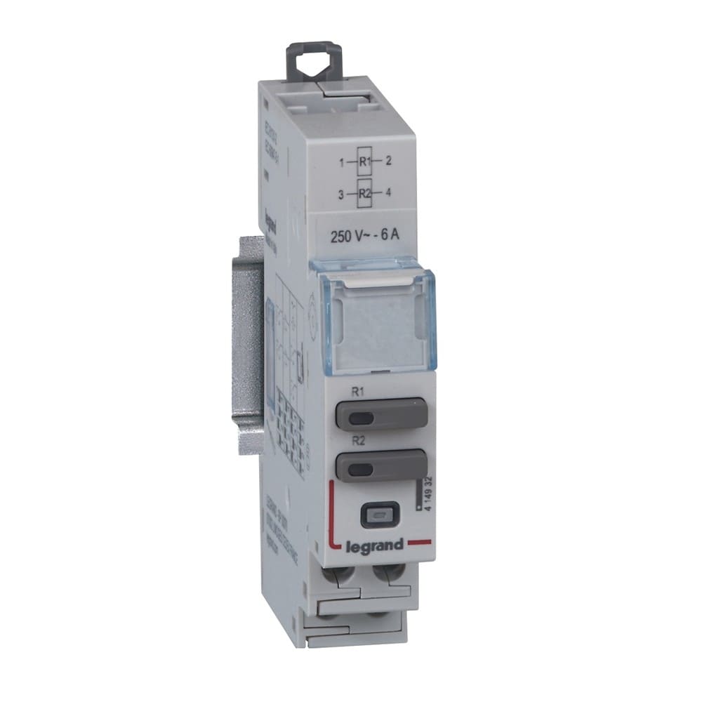 Legrand - Module de commande universel EMS CX3 2 relais 250V 6A - 1 module