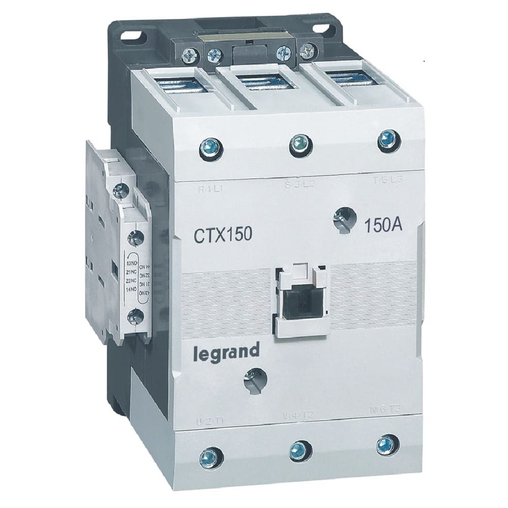Legrand - Contacteur de puissance CTX3 150 - 3P - 150A - bornes à cage - 2NO+2NF - 48V~