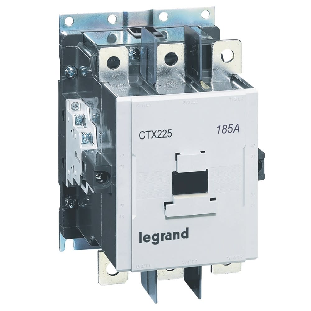 Legrand - Contacteur de puissance CTX3 225 - 3P - 185A - 2NO+2NF - 100-240V~/100-220V=