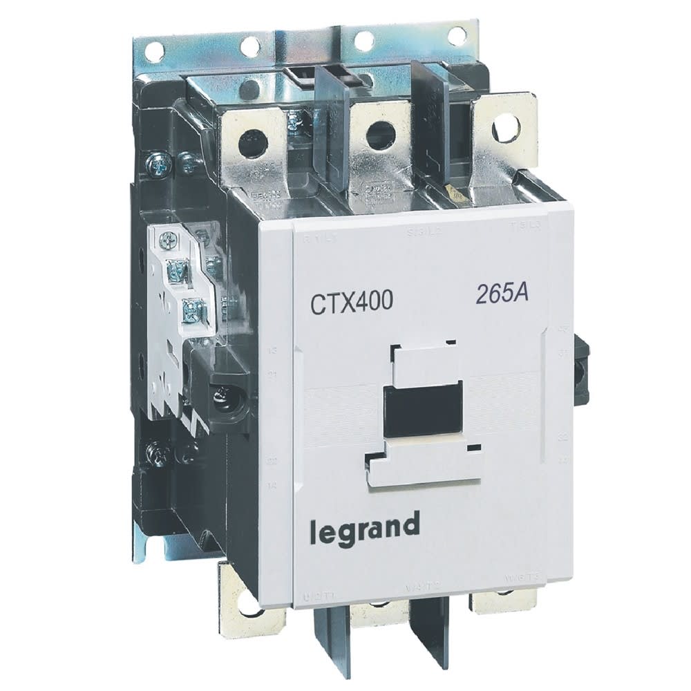 Legrand - Contacteur de puissance CTX3 400- 3P -265A -racc. sur plage- 2NO+2NF - 380-450V~