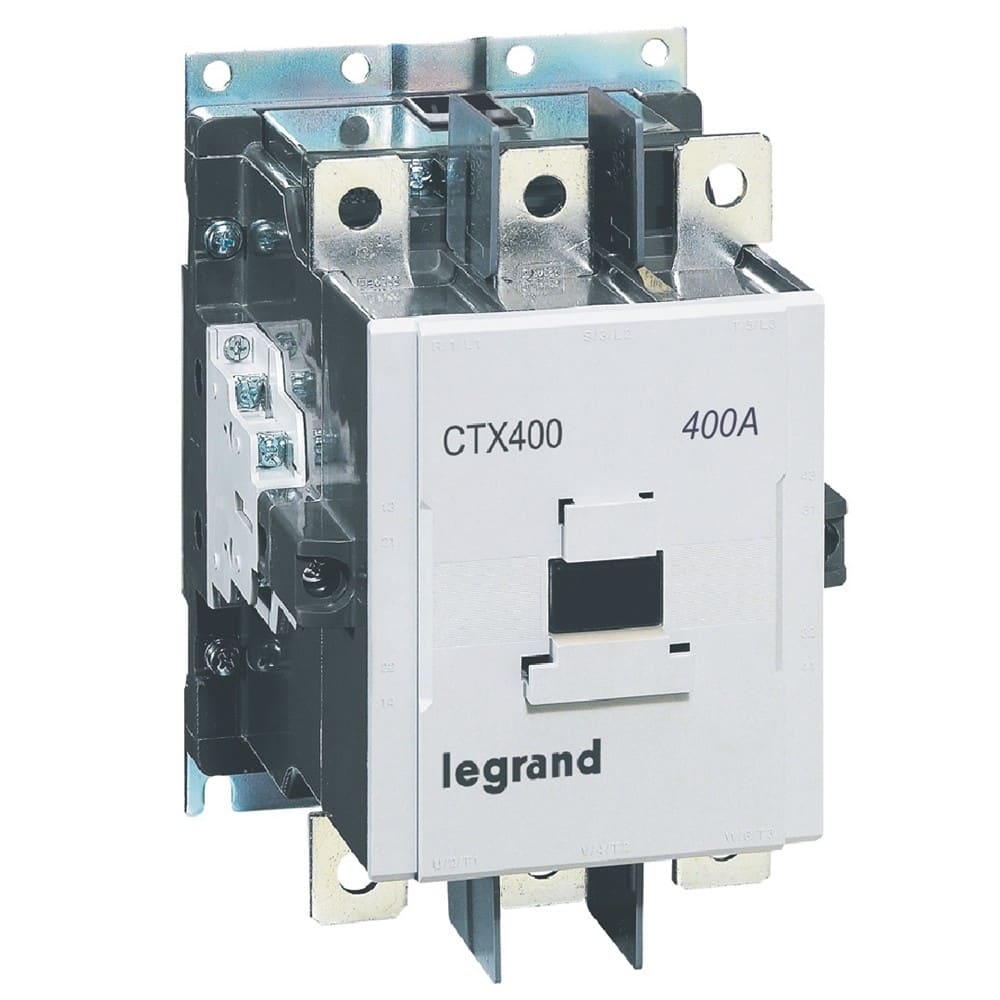 Legrand - Contacteur de puissance CTX3 400- 3P -400A -racc. sur plage- 2NO+2NF - 380-450V~