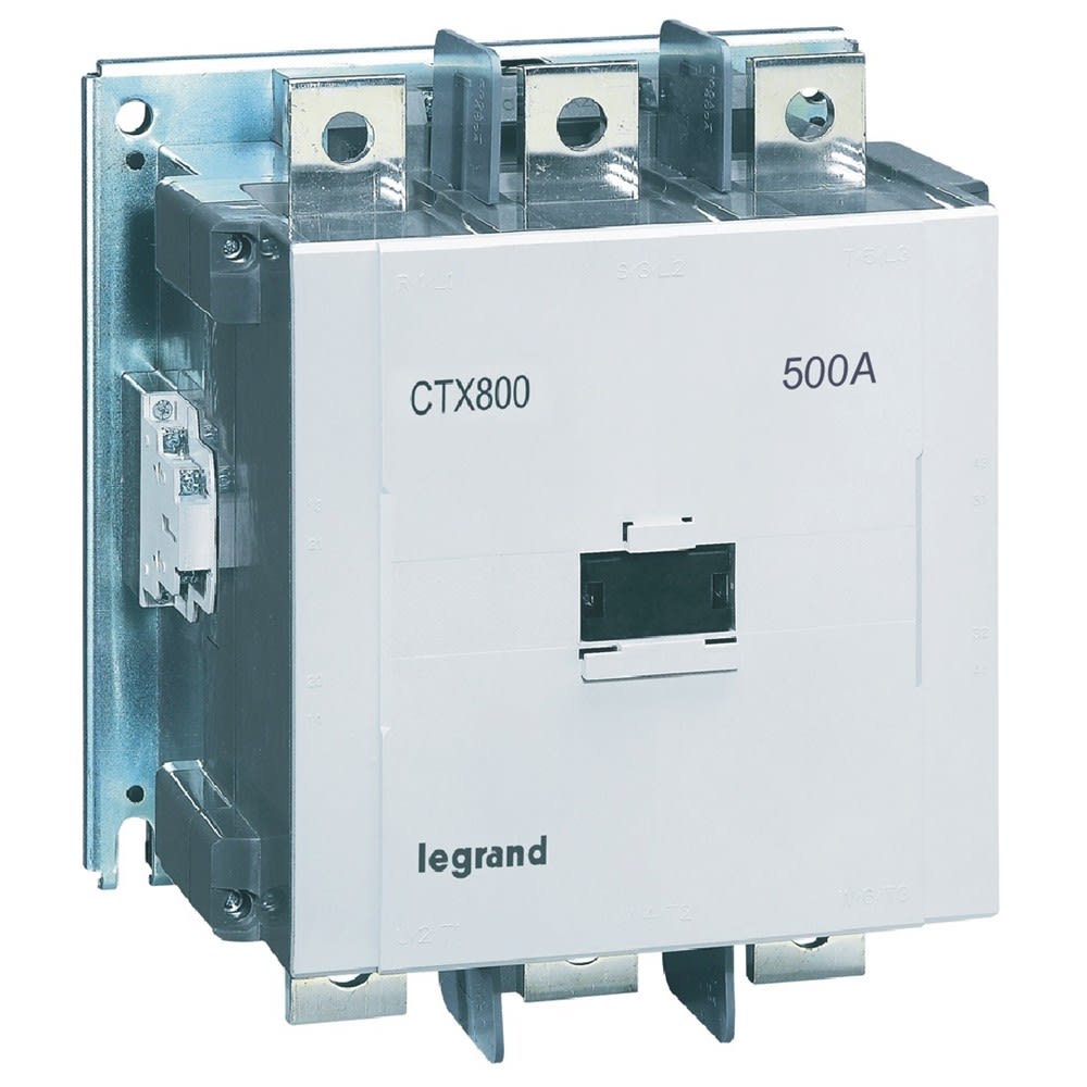 Legrand - Contacteur de puissance CTX3 800- 3P - 500A - 2NO+2NF - 200-240V~/200-220V=
