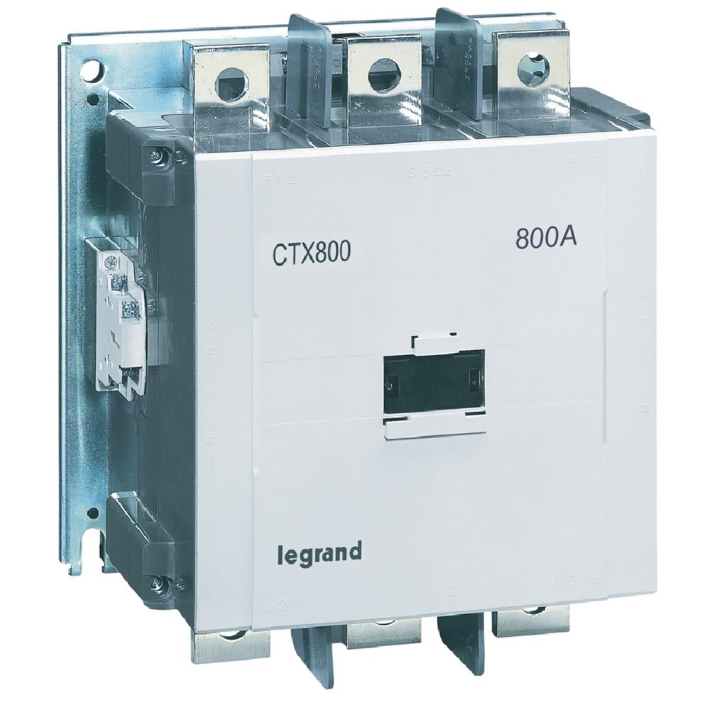 Legrand - Contacteur de puissance CTX3 800- 3P - 800A - 2NO+2NF - 200-240V~/200-220V=