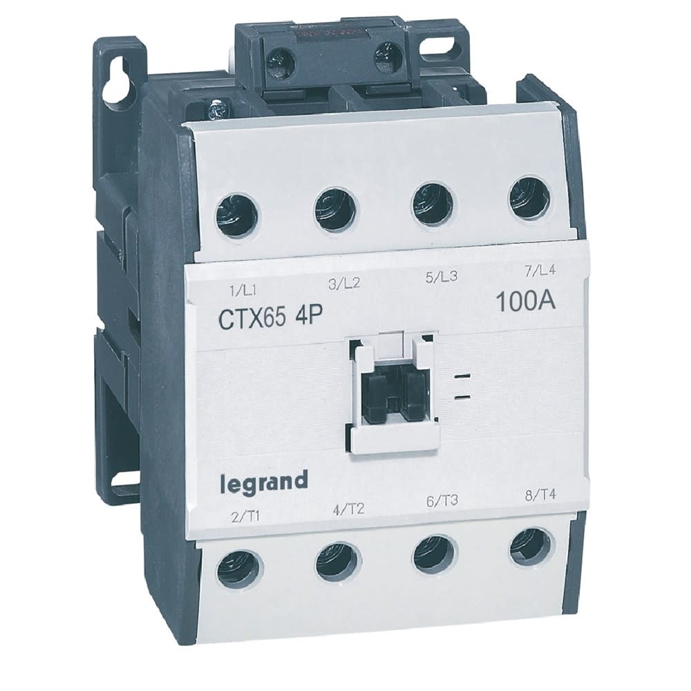 Legrand - Contacteur de puissance CTX3 - 4P - 230V - AC 1 100A- AC 3 65 A