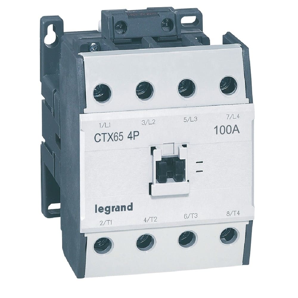 Legrand - Contacteur de puissance CTX3 - 4P - 230V~ - AC 1 100A/ AC 3 65 A