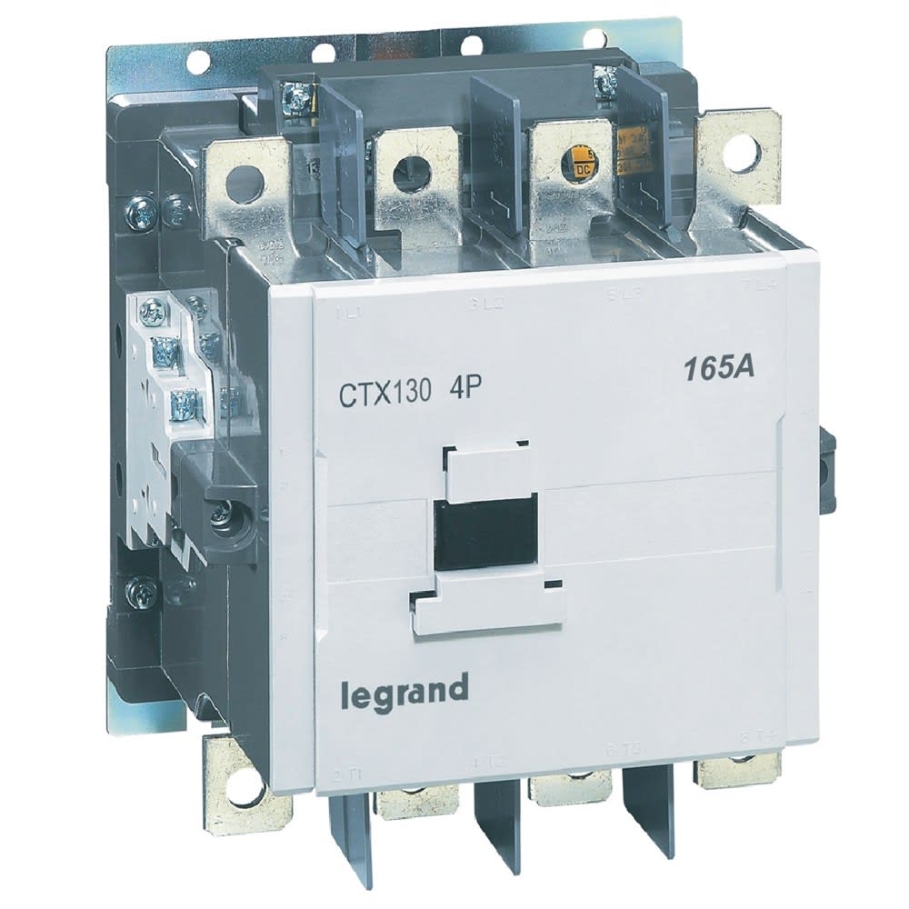 Legrand - Contacteur de puissance CTX3 - 4P - 2NO+2NF - AC 1 165 A / AC 3 130 A