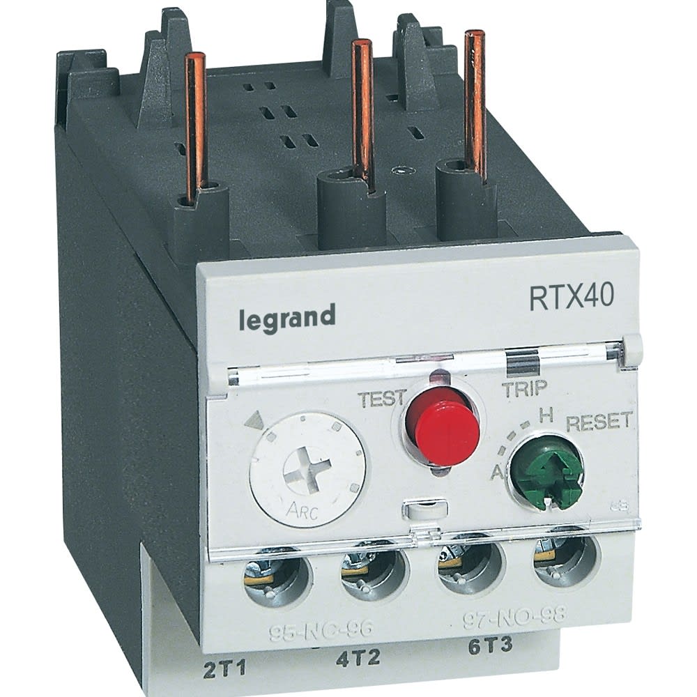 Legrand - Relais thermique RTX3 40 pour contacteurs CTX3 22 et 40 - 16 à 22 A