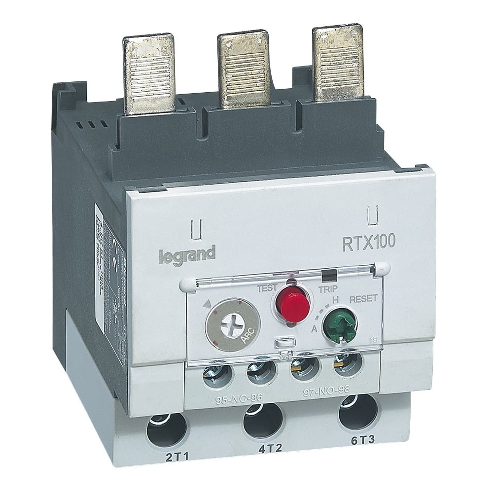 Legrand - Relais thermique RTX3 100 pour contacteurs CTX3 100 - 45 à 65 A