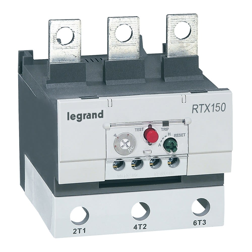 Legrand - Relais thermique RTX3 110A à 150A - classe 10A non différentiel taille 6