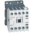 Legrand - Mini-contacteur de puissance CTX3 3P 6A+contact auxiliaire-1NO - 24V=