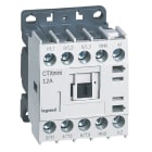 Legrand - Mini-contacteur de puissance CTX3 3P 12A+contact auxiliaire-1NO - 24V~