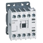 Legrand - Mini-contacteur de puissance CTX3 3P 12A+contact auxiliaire-1NO - 230V