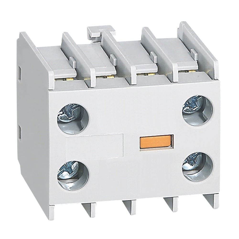 Legrand - Bloc de contacts auxiliaires adaptables pour mini-contacteurs-frontal-1 NO+1 NF