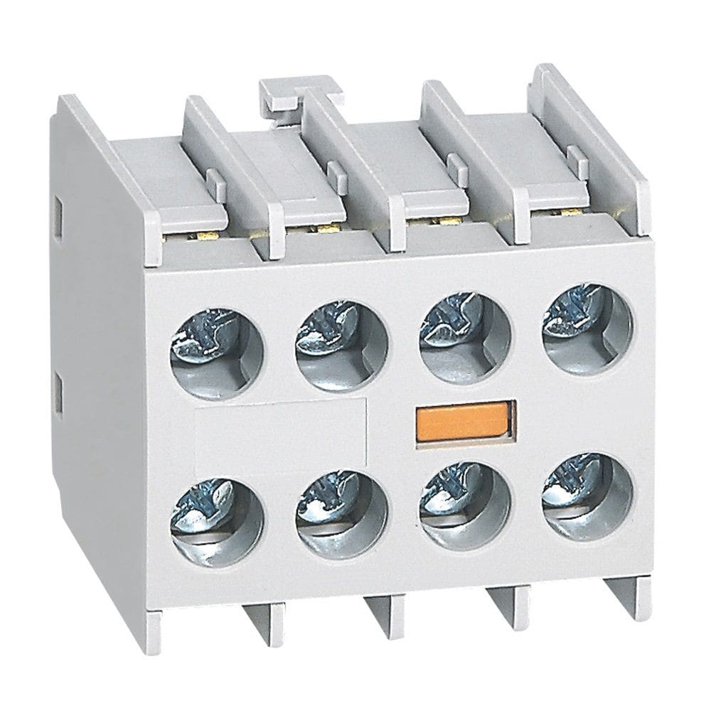 Legrand - Bloc de contacts auxiliaires adaptables pour mini-contacteurs-frontal-3 NO+1 NF