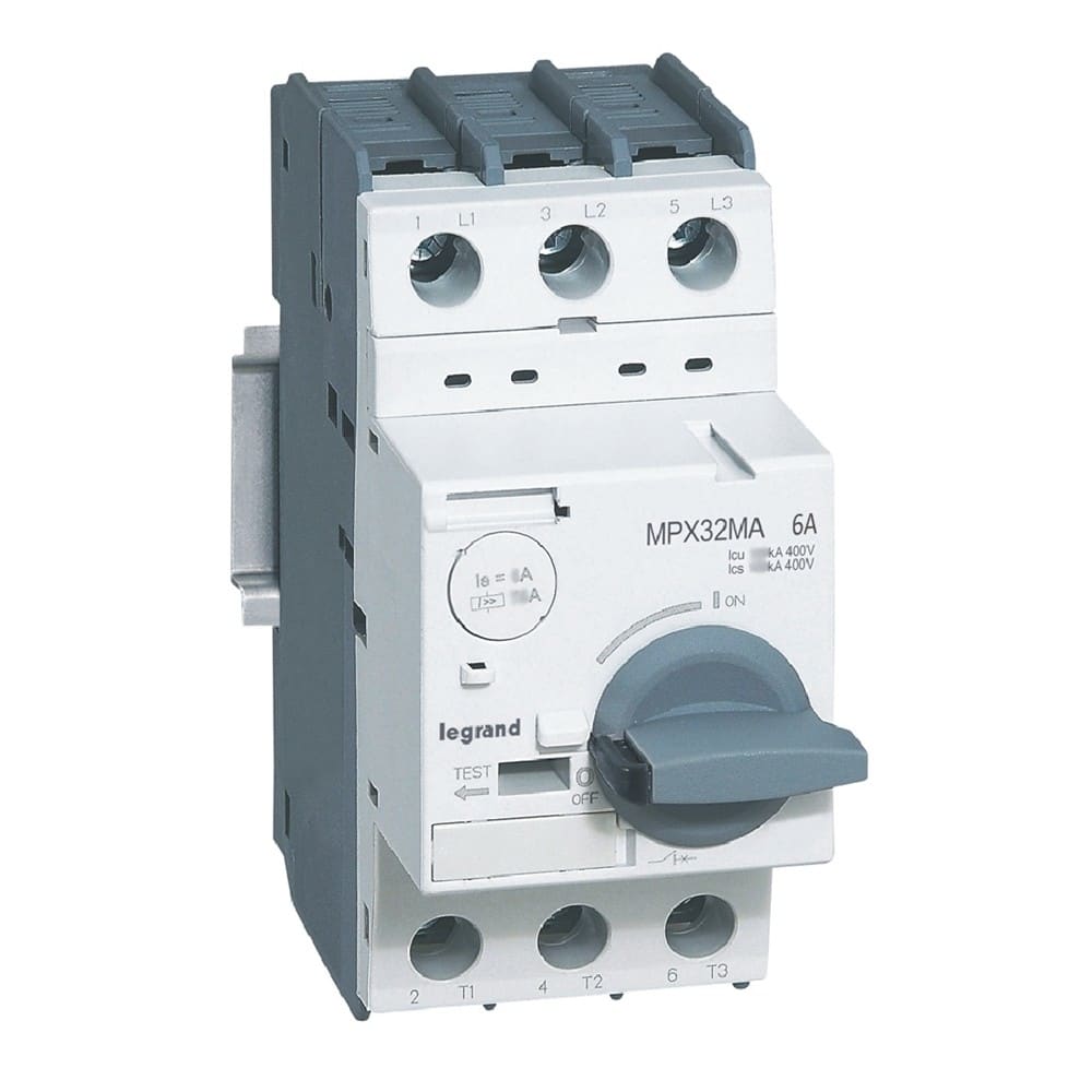 Legrand - Disjoncteur moteur magnétique seul MPX332MA - 78A - Icu 100kA en 415V