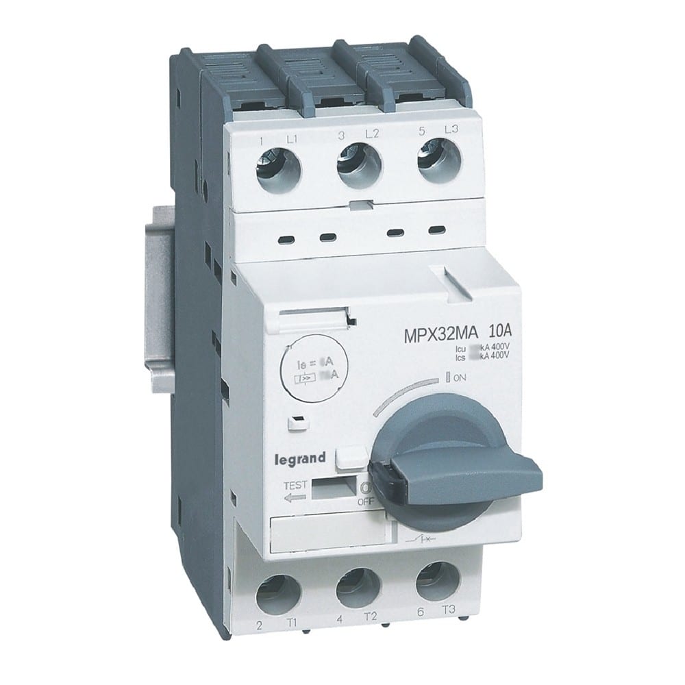 Legrand - Disjoncteur moteur magnétique seul MPX332MA - 130A - Icu 100kA en 415V