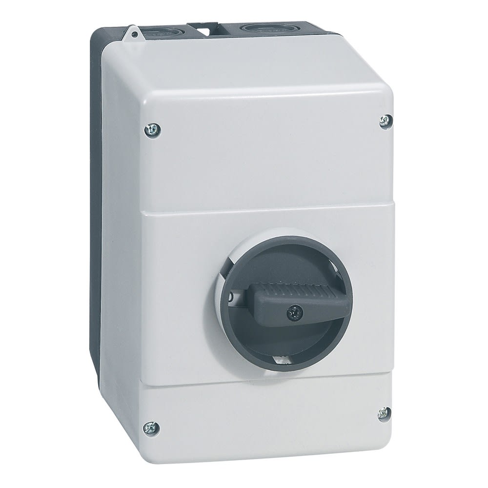 Legrand - Boîtier IP65 disjoncteur moteur MPX332H - MPX332MA - commande rotative noire