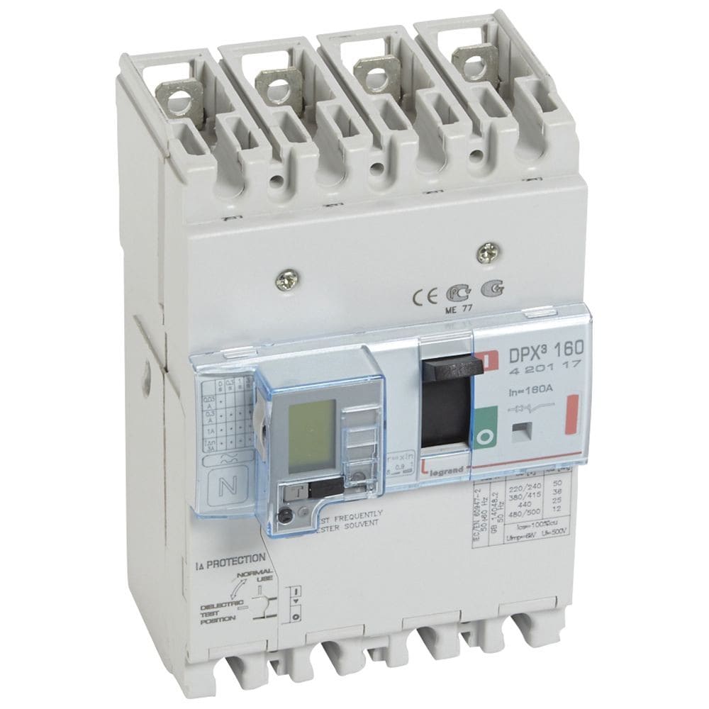 Legrand - Disjoncteur magnétothermique différentiel DPX3160 Icu 36kA 400V~ - 4P - 160A