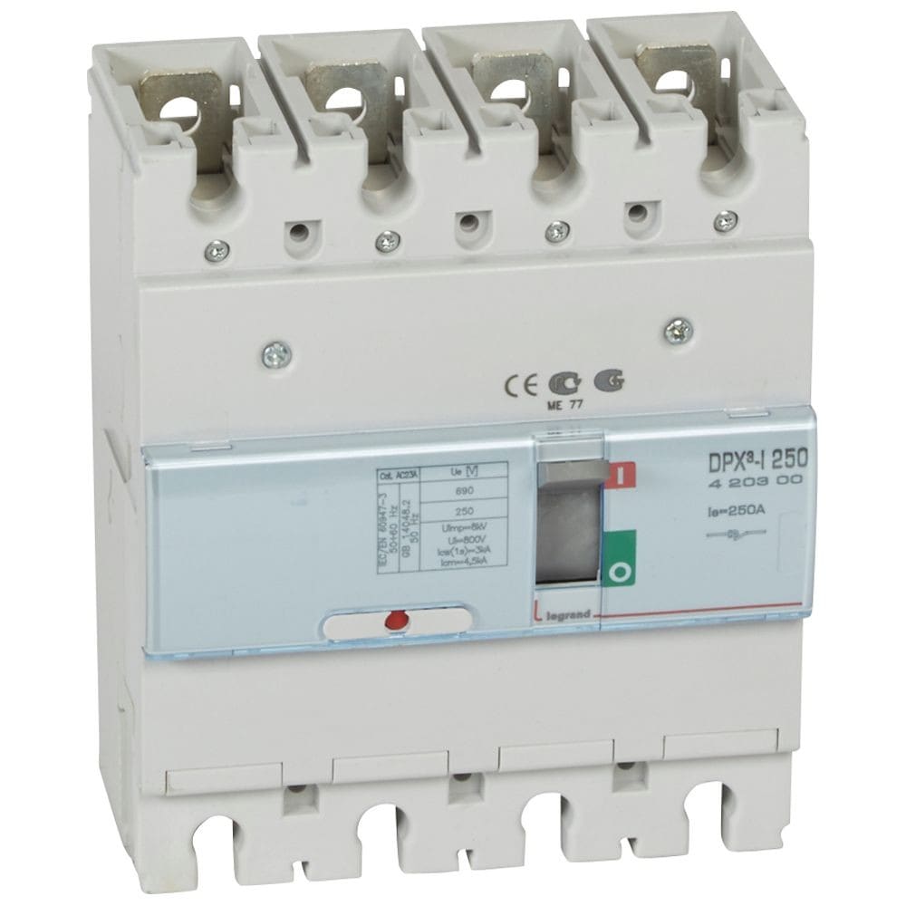 Legrand - Interrupteur à déclenchement libre DPX3-I250 - 4P - 250A
