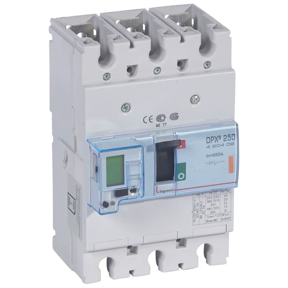 Legrand - Disjoncteur électronique avec unité de mesure DPX3250 Icu 25kA 400V~ - 3P - 250A
