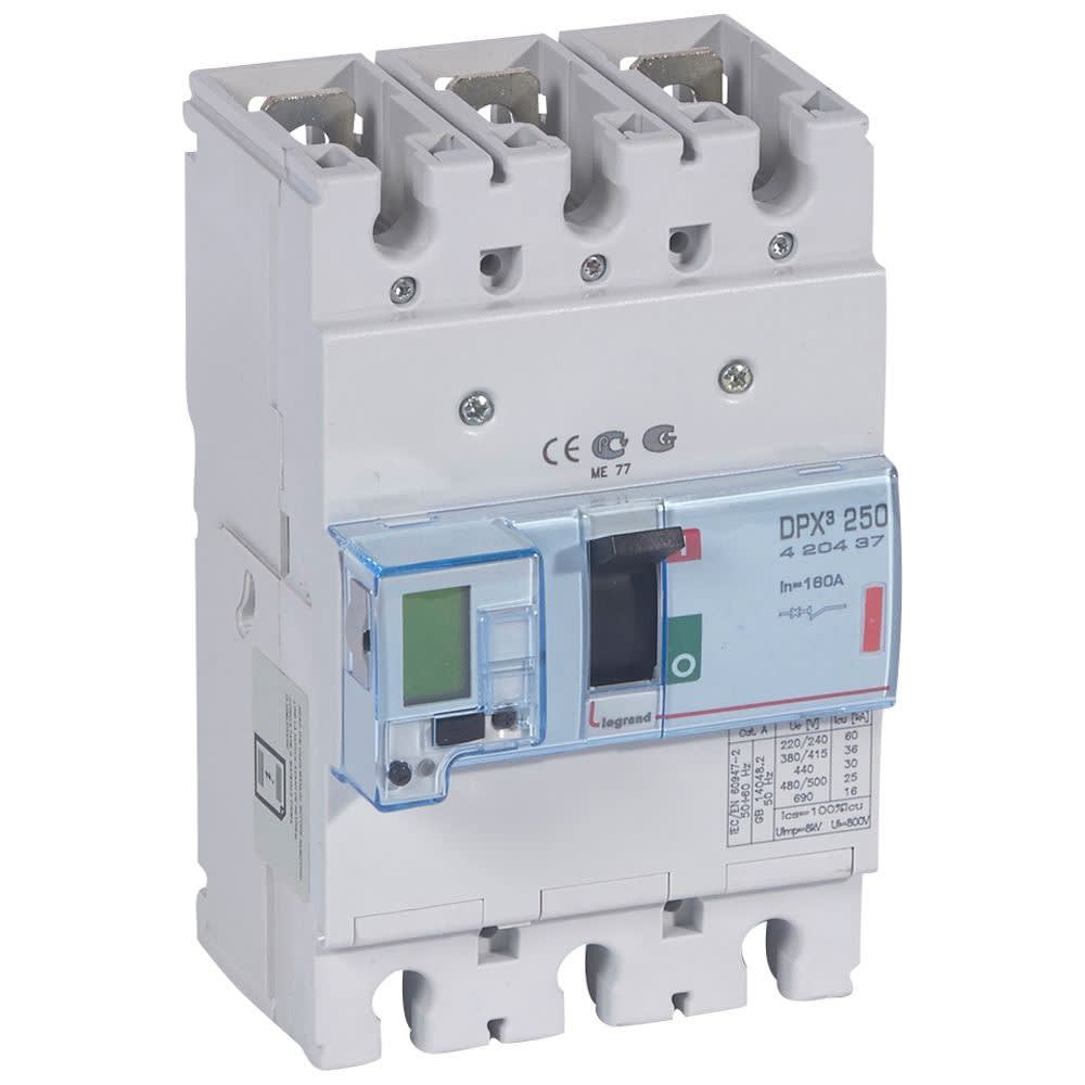 Legrand - Disjoncteur électronique avec unité de mesure DPX3250 Icu 36kA 400V~ - 3P - 160A