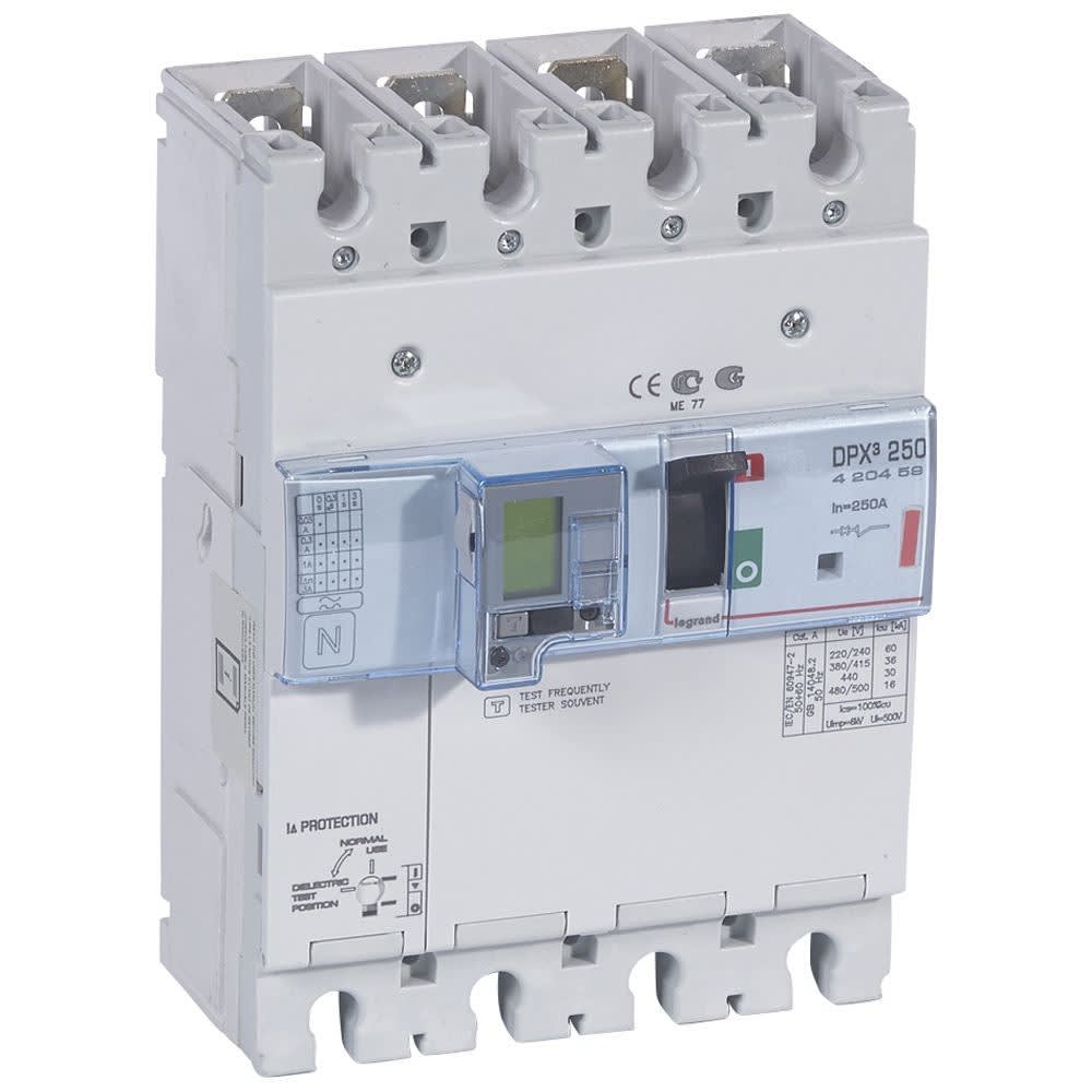 Legrand - Disjoncteur électronique diff - unité de mesure DPX3250 Icu 36kA 400V~ - 4P 250A