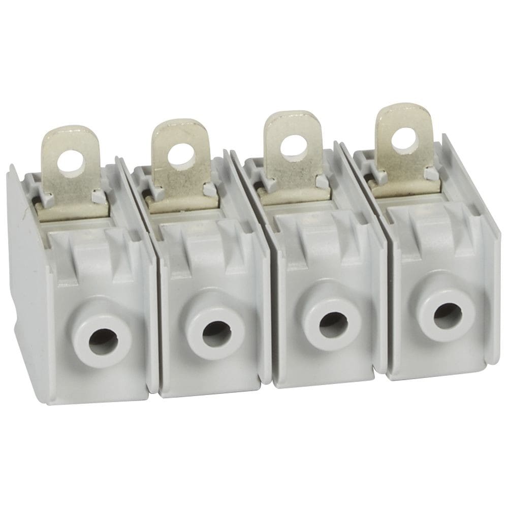 Legrand - Jeu de 4 bornes à cage grande capacité pour DPX3160 magnétothermique