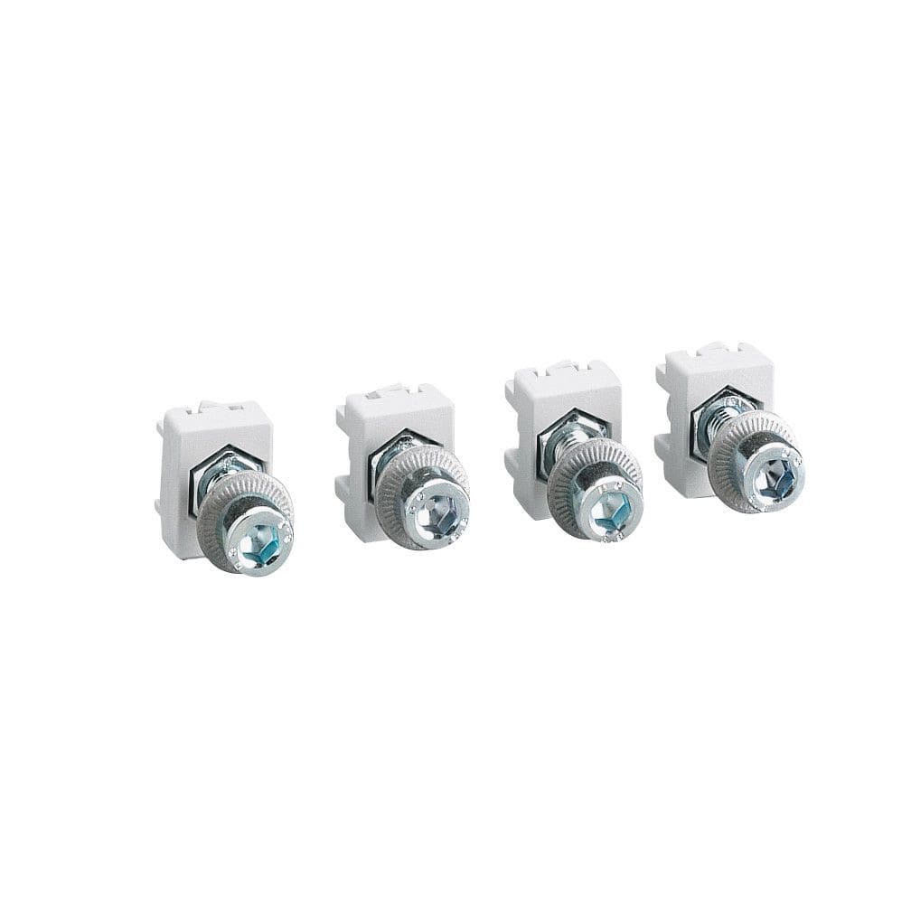 Legrand - Jeu de 4 bornes à vis pour cosses pour DPX3160 magnétothermique