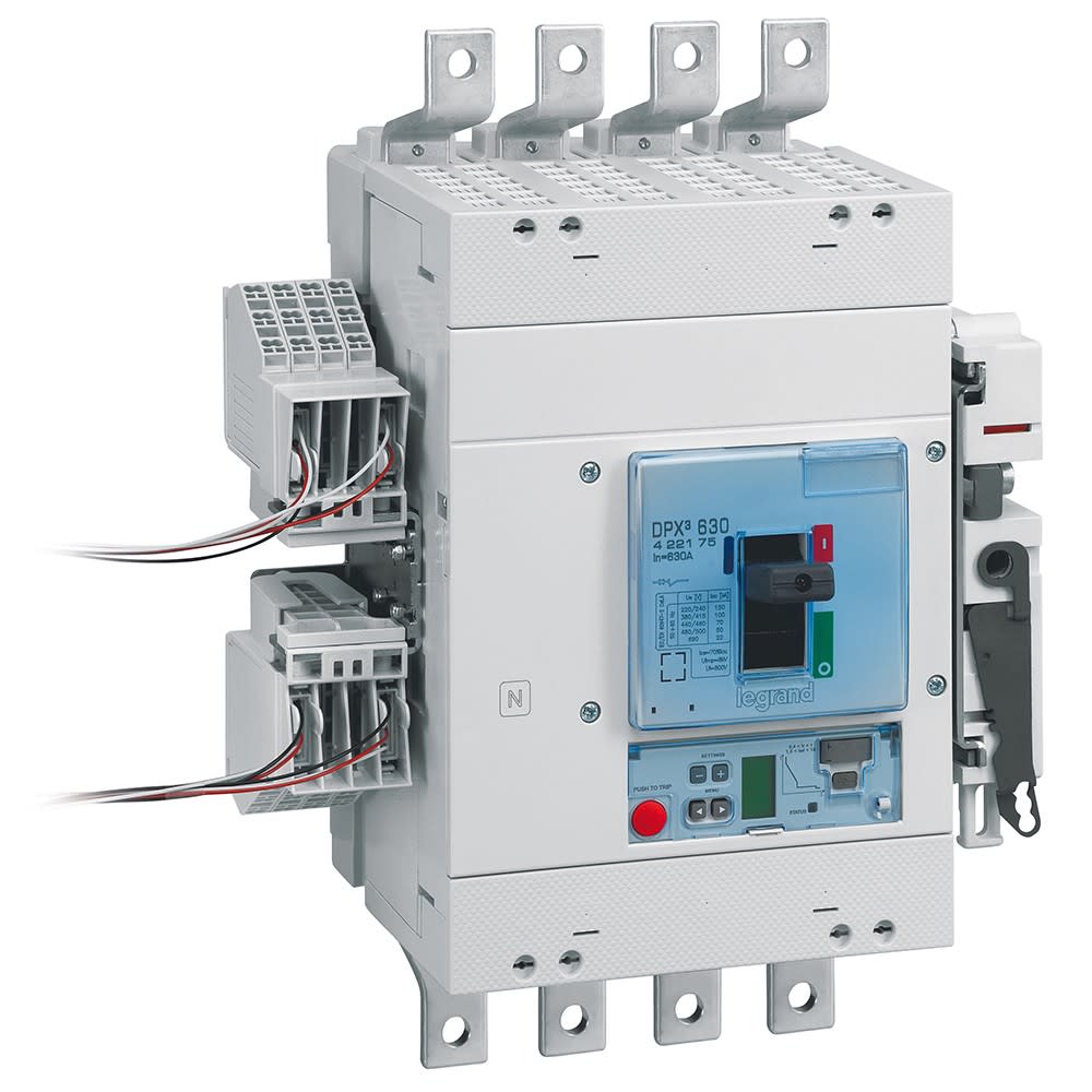 Legrand - Disjoncteur électronique Sg DPX3630 pouvoir de coupure 100kA 400V~ - 4P - 630A