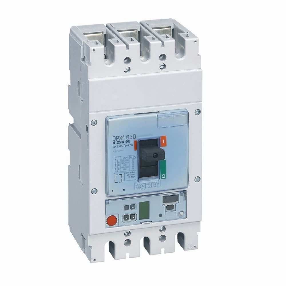 Legrand - Disjoncteur électronique S1 DPX3630 pouvoir de coupure 36kA 400V~ - 3P - 250A