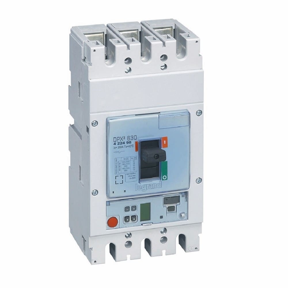 Legrand - Disjoncteur électronique S1 DPX3630 pouvoir de coupure 36kA 400V~ - 3P - 250A