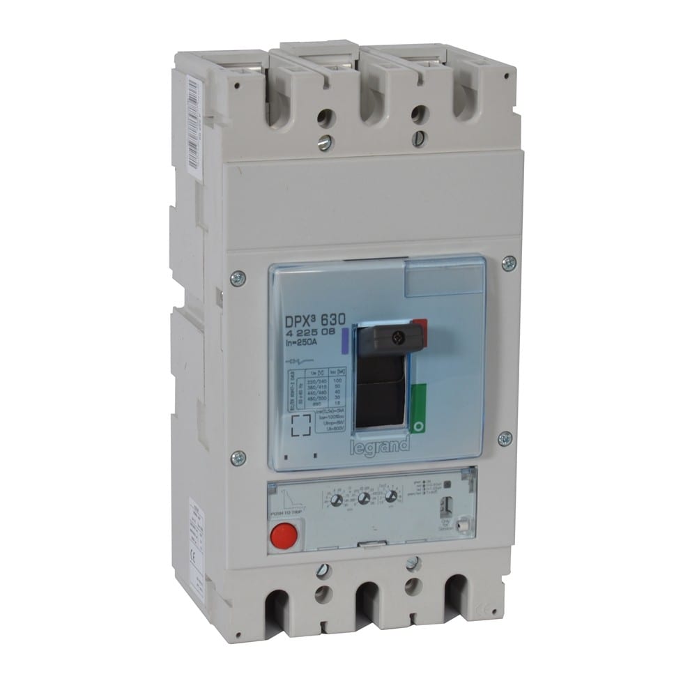 Legrand - Disjoncteur électronique S1 DPX3630 pouvoir de coupure 50kA 400V~ - 3P - 250A