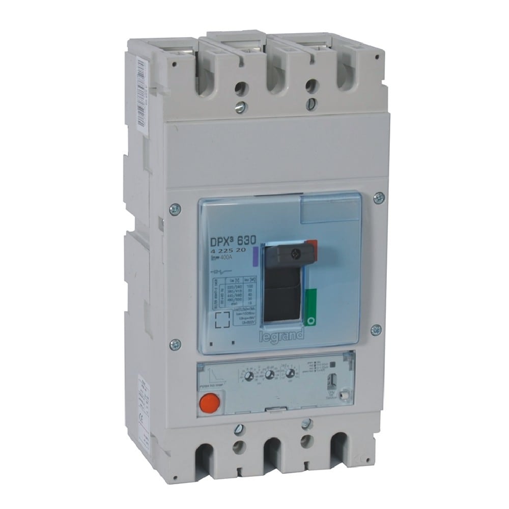 Legrand - Disjoncteur électronique S1 DPX3630 pouvoir de coupure 70kA 400V~ - 3P - 400A