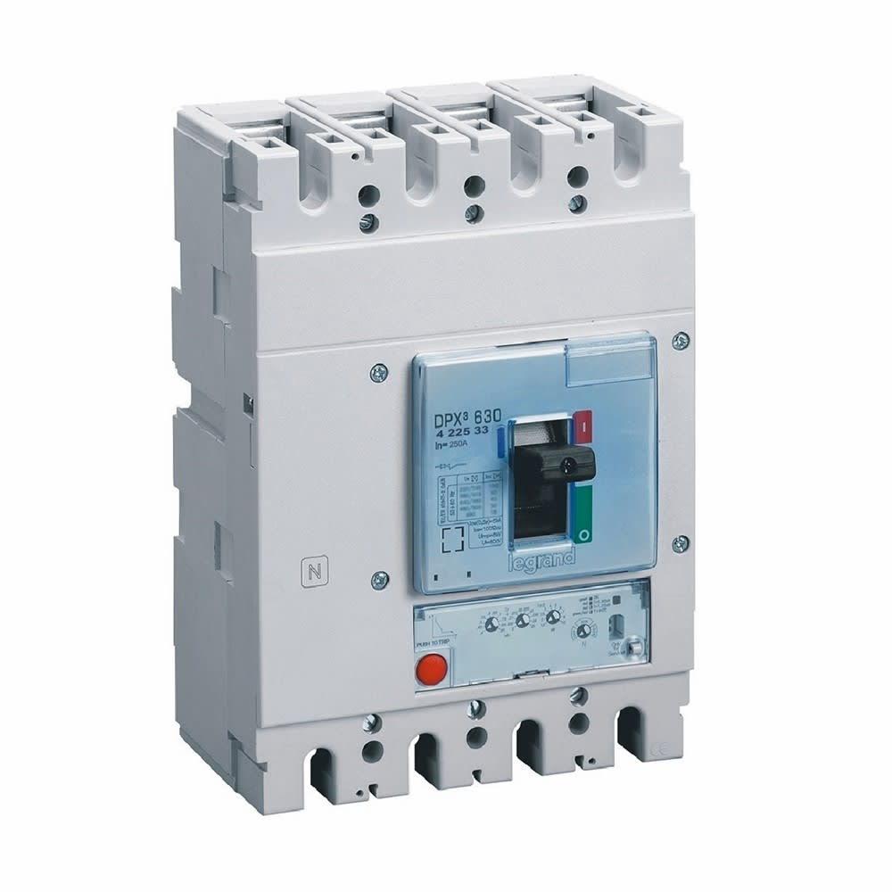 Legrand - Disjoncteur électronique S1 DPX3630 pouvoir de coupure 100kA 400V~ - 4P - 250A