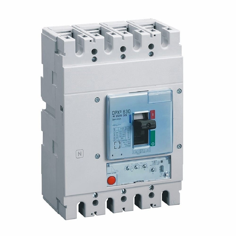 Legrand - Disjoncteur électronique S1 DPX3630 pouvoir de coupure 100kA 400V~ - 4P - 400A