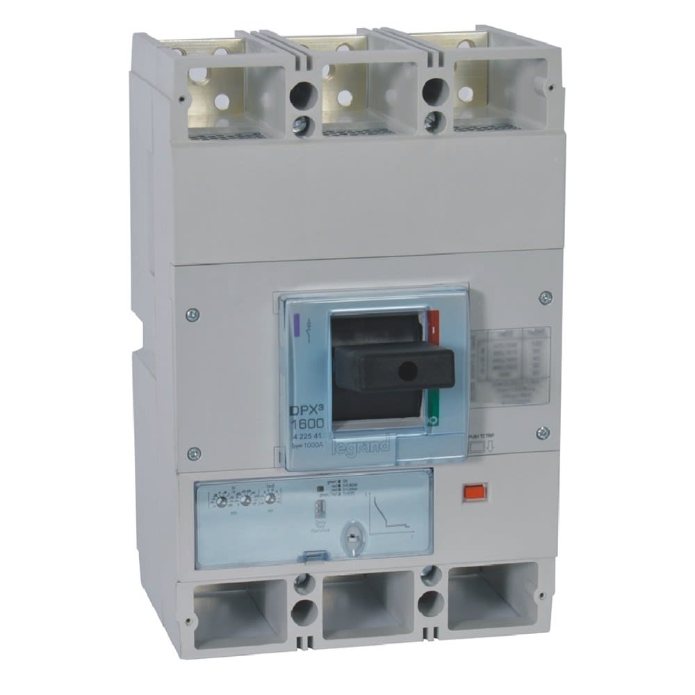 Legrand - Disjoncteur électronique S1 DPX31600 pouvoir de coupure 36kA 400V~ - 3P - 1000A