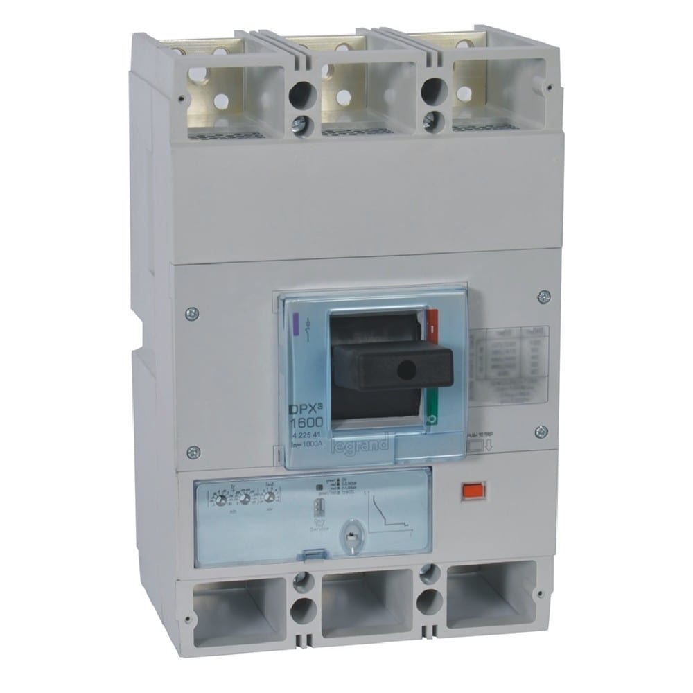 Legrand - Disjoncteur électronique S1 DPX31600 pouvoir de coupure 36kA 400V~ - 3P - 1000A