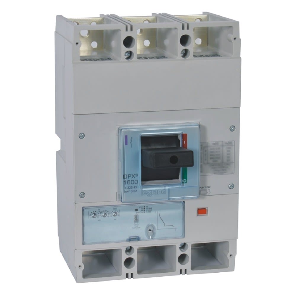 Legrand - Disjoncteur électronique S1 DPX31600 pouvoir de coupure 36kA 400V~ - 3P - 1600A