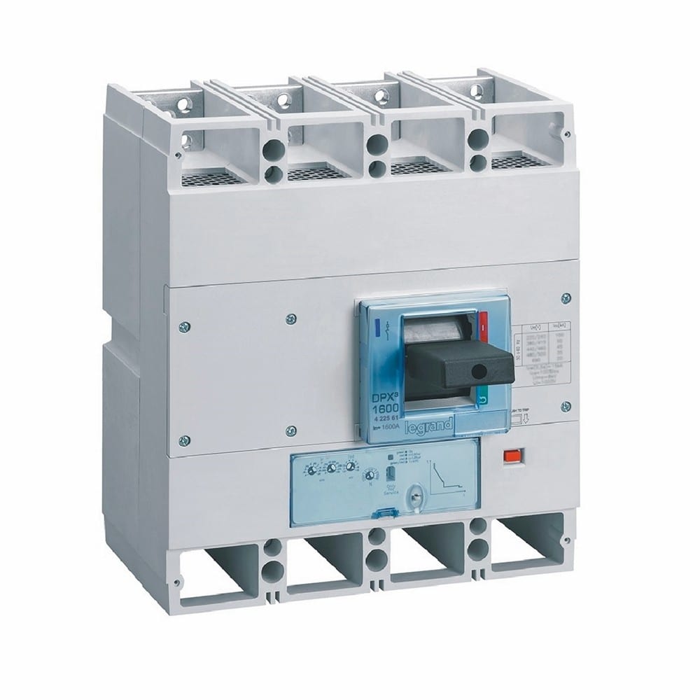 Legrand - Disjoncteur électronique S1 DPX31600 pouvoir de coupure 50kA 400V~ - 4P - 1600A
