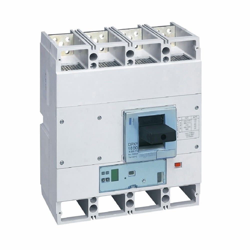 Legrand - Disjoncteur électronique S1 DPX31600 pouvoir de coupure 70kA 400V~ - 4P - 1000A