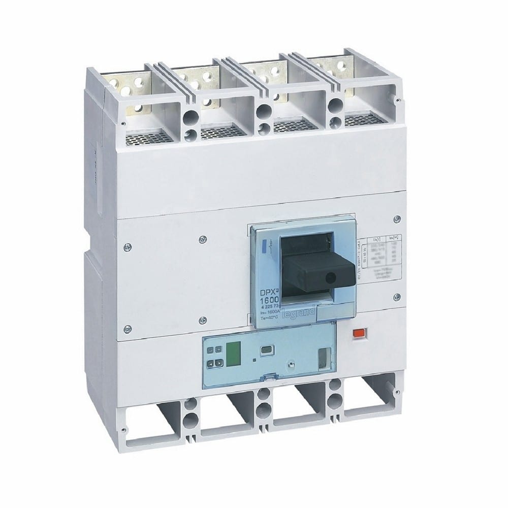 Legrand - Disjoncteur électronique S1 DPX31600 pouvoir de coupure 70kA 400V~ - 4P - 1600A