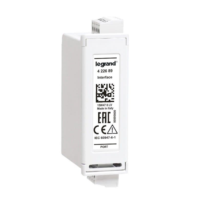 Legrand - Module extractible pour boîtier d'automatisme avec interface RS485 optoisolée