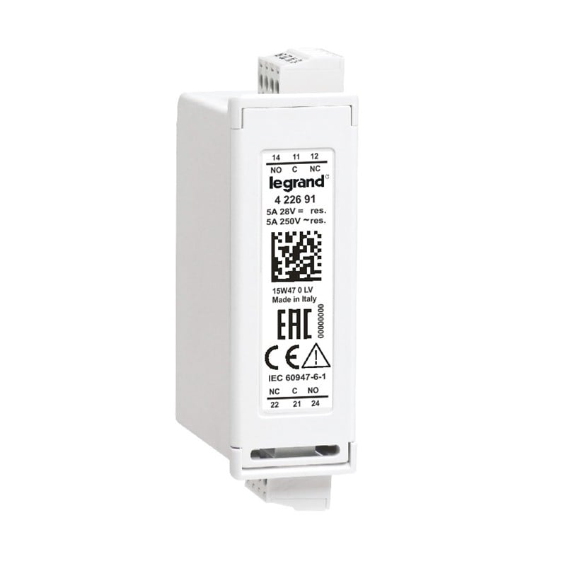 Legrand - Module extractible pour boîtier d'automatisme - 4 sorties de relais