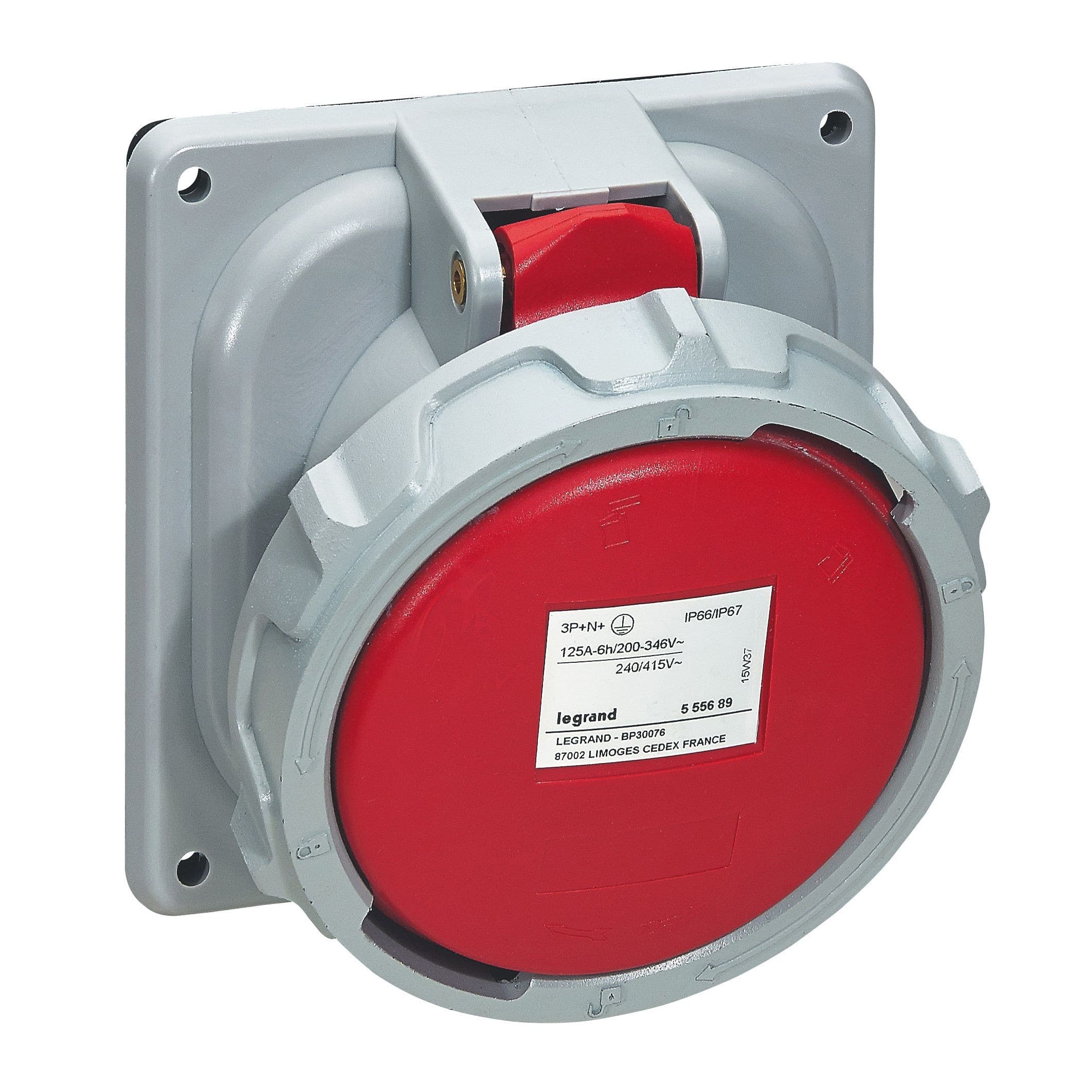 Legrand - Prise fixe P17 IP66/67 125A - 380V~ à 415V~ - 3P+N+T