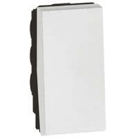 Legrand - BOUTON POUSSOIR UNIPOLAIRE 6A 1 MODULE ARTEOR CARRE BLANC