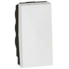 Legrand - BOUTON POUSSOIR UNIPOLAIRE 6A 1 MODULE ARTEOR CARRE BLANC