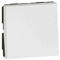 Legrand - BOUTON POUSSOIR 6A 250V ARTEOR CARRE BLANC
