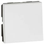 Legrand - BOUTON POUSSOIR 6A 250V ARTEOR CARRE BLANC