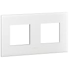 Legrand - PLAQUE DE FINITION ARTEOR 2X2 MODULES CARRE BLANC