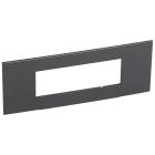 Legrand - PLAQUE DE FINITION ARTEOR 6 MODULES CARRE GRAPHITE